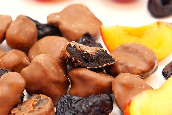 Prune in ciocolata cu lapte