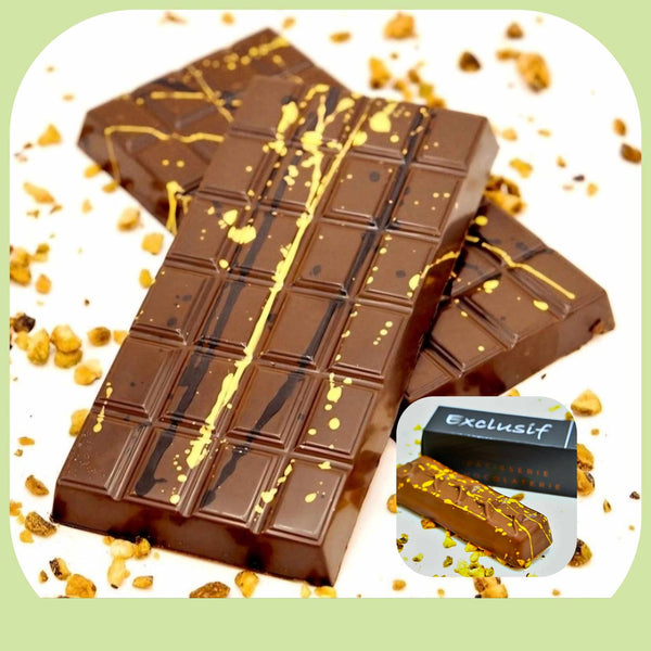 PROMO: Ciocolata Dubai Kunefe LAPTE, Fistic-Cataif, pachet 460g