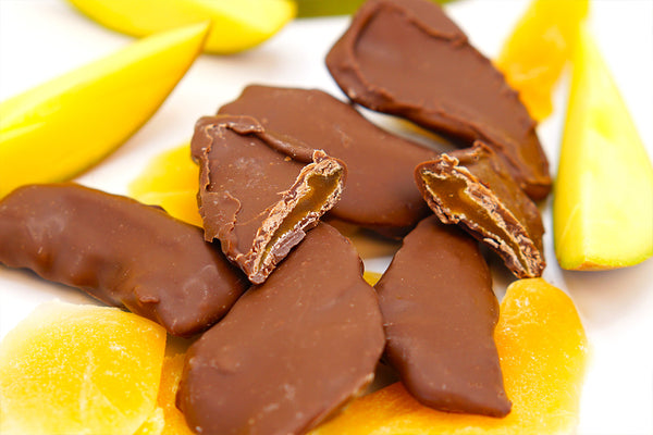 Mango in ciocolata cu lapte