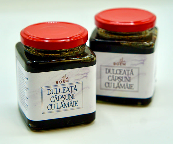 Dulceata gourmet de capsuni cu lamaie