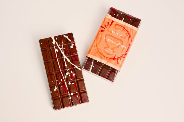 Tabletă ciocolata lapte caramel sarat, 200g