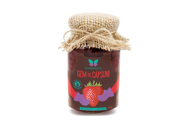 Gem de capsuni, fara zahar