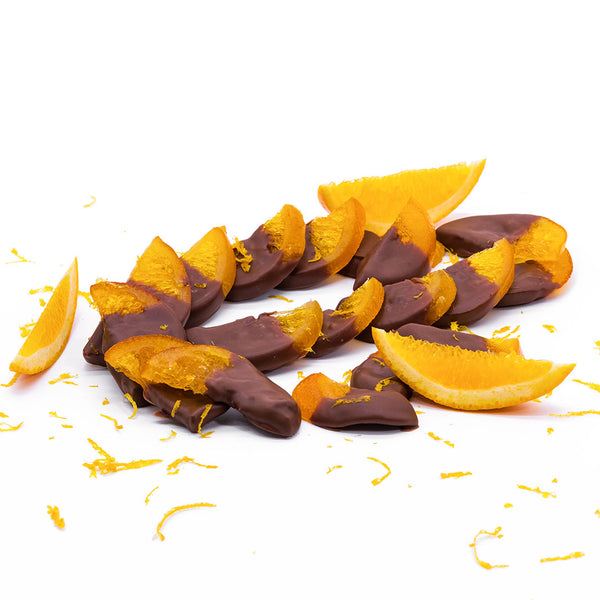 Portocală confiată în Ciocolată cu lapte