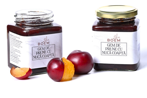 Gem gourmet de prune cu nucă coaptă